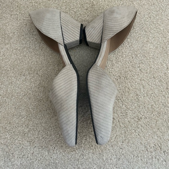 Eileen Fisher Rumi d’Orsay Pump Size 7.5 Tan Suede - Picture 4 of 9
